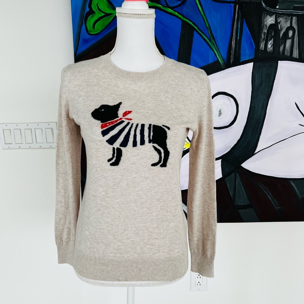 BANANA REPUBLIC  ANIMAL SWEATER COTTON Size XS